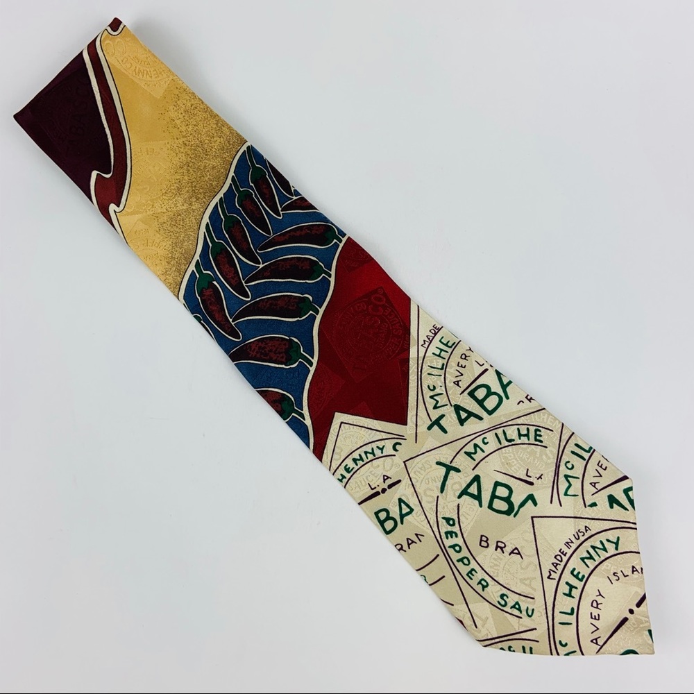 Tabasco Pepper Sauce Made in USA Tie.